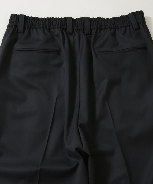FARAH(ファーラー)の「FARAH/別注 CANONICO Twill Black Slacks(セットアップ可)(スラックス・メンズ・ブラック・L/M)」の5枚目の写真