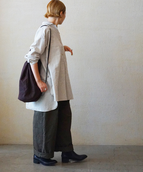JOURNAL STANDARD LUXE(ジャーナルスタンダード ラックス)の「コットンツイル チムニーパンツ(その他パンツ・レディース・カーキ・MEDIUM/SMALL)」の2枚目の写真