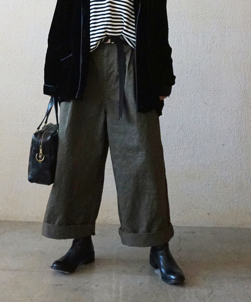JOURNAL STANDARD LUXE(ジャーナルスタンダード ラックス)の「コットンツイル チムニーパンツ(その他パンツ・レディース・カーキ・MEDIUM/SMALL)」の5枚目の写真