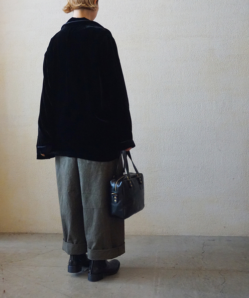 JOURNAL STANDARD LUXE(ジャーナルスタンダード ラックス)の「コットンツイル チムニーパンツ(その他パンツ・レディース・カーキ・MEDIUM/SMALL)」の6枚目の写真