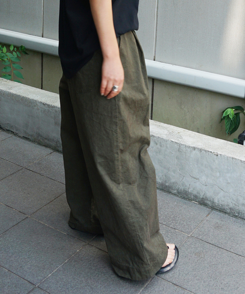 JOURNAL STANDARD LUXE(ジャーナルスタンダード ラックス)の「コットンツイル チムニーパンツ(その他パンツ・レディース・カーキ・MEDIUM/SMALL)」の7枚目の写真
