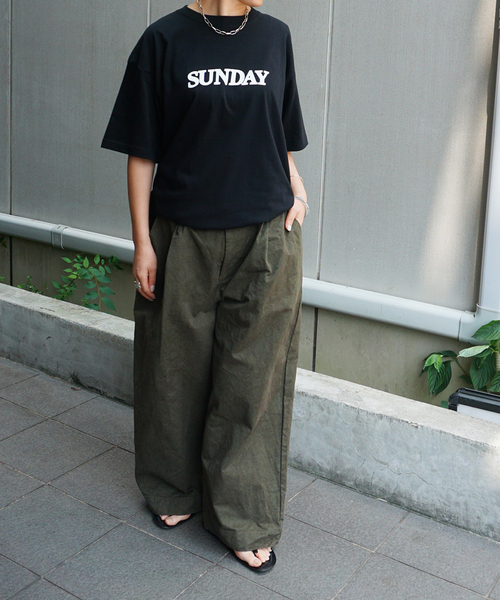 JOURNAL STANDARD LUXE(ジャーナルスタンダード ラックス)の「コットンツイル チムニーパンツ(その他パンツ・レディース・カーキ・MEDIUM/SMALL)」の9枚目の写真