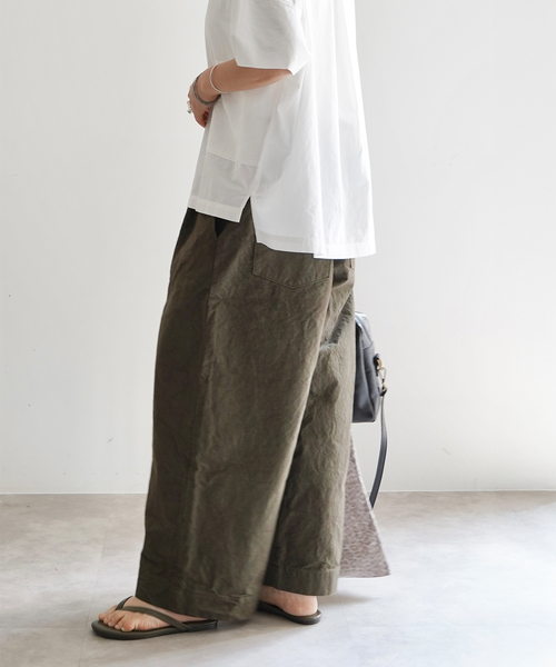 JOURNAL STANDARD LUXE(ジャーナルスタンダード ラックス)の「コットンツイル チムニーパンツ(その他パンツ・レディース・カーキ・MEDIUM/SMALL)」の11枚目の写真