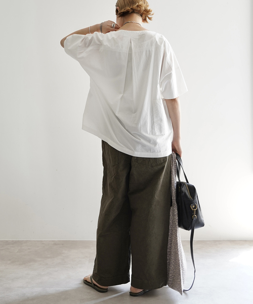 JOURNAL STANDARD LUXE(ジャーナルスタンダード ラックス)の「コットンツイル チムニーパンツ(その他パンツ・レディース・カーキ・MEDIUM/SMALL)」の13枚目の写真