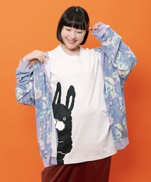 ScoLar（スカラー）の「362127：Parityキャラ大集合ペイント風柄 接触冷感パーカー（パーカー）」