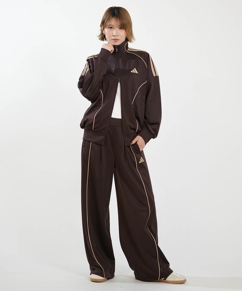 adidas(アディダス)の「adidas/アディダス トラックジャケット GY062(スウェット・レディース・マルーン/ブラック×ホワイト/ダークブラウン・L/M)」の11枚目の写真