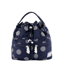 Dotty Bucket Bag (Navy)