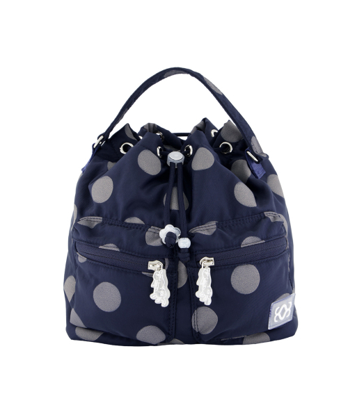 SIWEOL107(シウォル107)の「Dotty Bucket Bag (Navy)(ショルダーバッグ・レディース・ネイビー・FREE)」の1枚目の写真