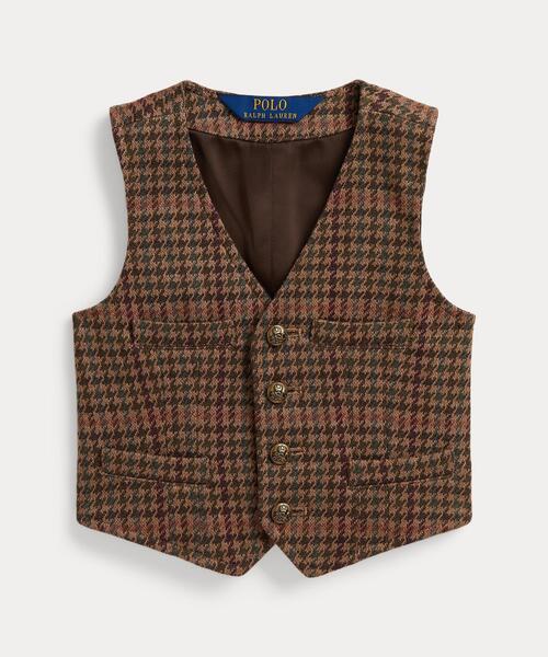 POLO RALPH LAUREN CHILDRENSWEAR(ポロ ラルフ ローレン チルドレンズウェア)の「チェック ダブルニット ベスト(ベスト・キッズ・ブラウン・3/4/6)」の7枚目の写真