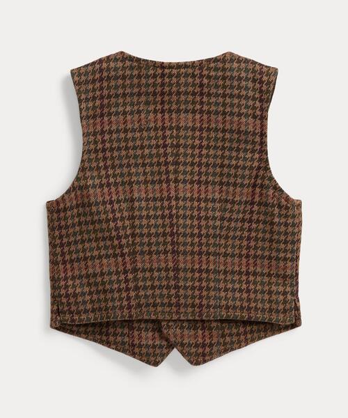 POLO RALPH LAUREN CHILDRENSWEAR(ポロ ラルフ ローレン チルドレンズウェア)の「チェック ダブルニット ベスト(ベスト・キッズ・ブラウン・3/4/6)」の8枚目の写真