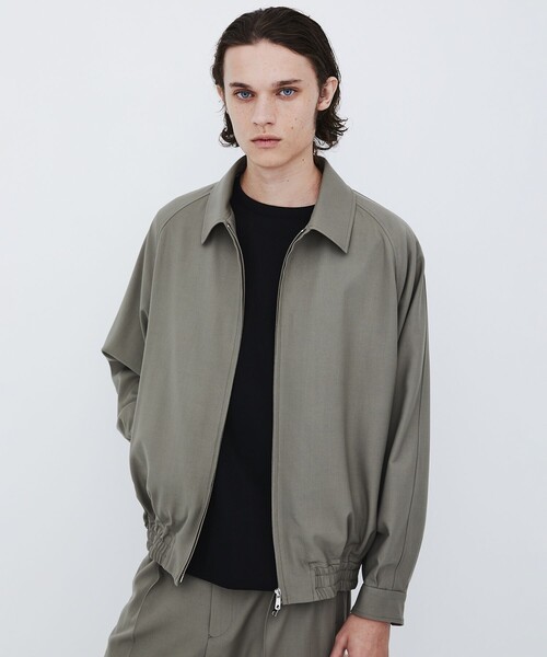 UNITED TOKYO(ユナイテッドトウキョウ)の「【数量限定】Super120s WOOL SERGE BLOUSON(その他アウター・メンズ・ブラック/グレー系その他/ダークグレー・1/2)」の3枚目の写真