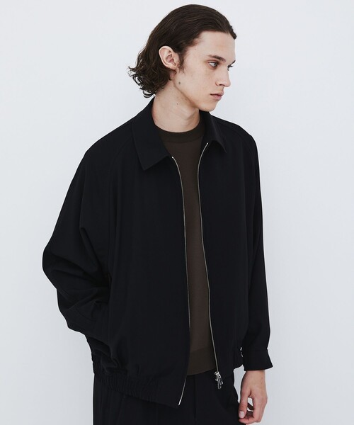 UNITED TOKYO(ユナイテッドトウキョウ)の「【数量限定】Super120s WOOL SERGE BLOUSON(その他アウター・メンズ・ブラック/グレー系その他/ダークグレー・1/2)」の2枚目の写真