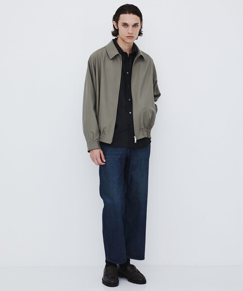 UNITED TOKYO(ユナイテッドトウキョウ)の「【数量限定】Super120s WOOL SERGE BLOUSON(その他アウター・メンズ・ブラック/グレー系その他/ダークグレー・1/2)」の9枚目の写真