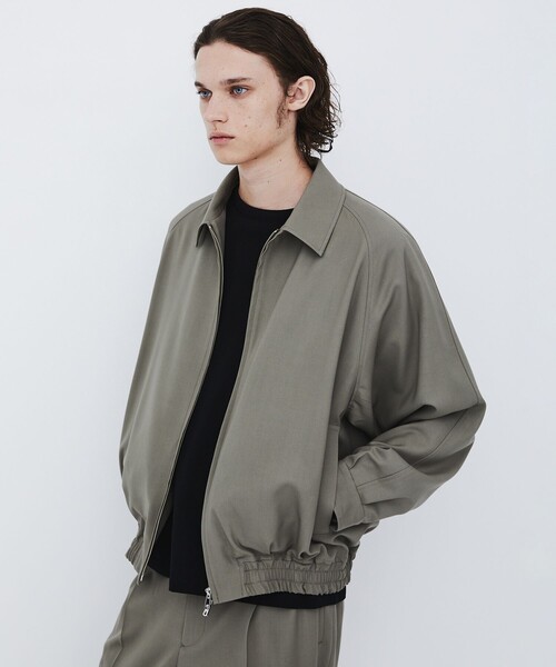 UNITED TOKYO(ユナイテッドトウキョウ)の「【数量限定】Super120s WOOL SERGE BLOUSON(その他アウター・メンズ・ブラック/グレー系その他/ダークグレー・1/2)」の8枚目の写真
