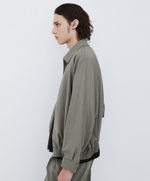 UNITED TOKYO(ユナイテッドトウキョウ)の「【数量限定】Super120s WOOL SERGE BLOUSON(その他アウター・メンズ・ブラック/グレー系その他/ダークグレー・1/2)」の7枚目の写真