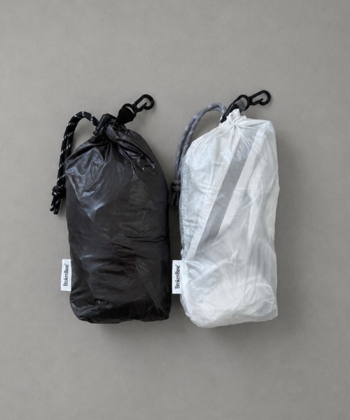BROKEN BASE（ブロークンベース）の「Ripstop Sheer Compact Backpack / リップストップシアーコンパクトバックパック（バックパック/リュック・メンズ・ホワイト/チャコールグレー・フリー）」の15枚目の写真