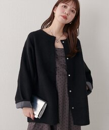 ノーカラーコート（ブラック/黒色系）ファッション通販 - ZOZOTOWN