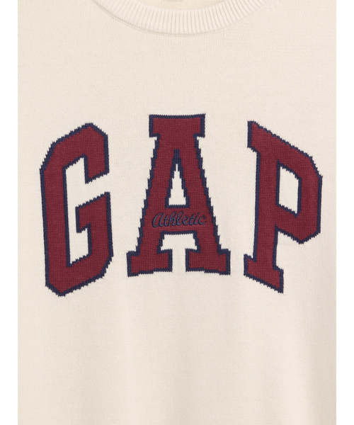 GAP（ギャップ）の「リラックスフィット GAPロゴ インターシャセーター（ニット/セーター・メンズ・ブラック/レッド系その他/ネイビー/グレー/ベージュ・XL/L/M/S/XS）」の17枚目の写真