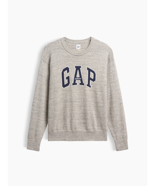 GAP（ギャップ）の「リラックスフィット GAPロゴ インターシャセーター（ニット/セーター・メンズ・ブラック/レッド系その他/ネイビー/グレー/ベージュ・XL/L/M/S/XS）」の18枚目の写真