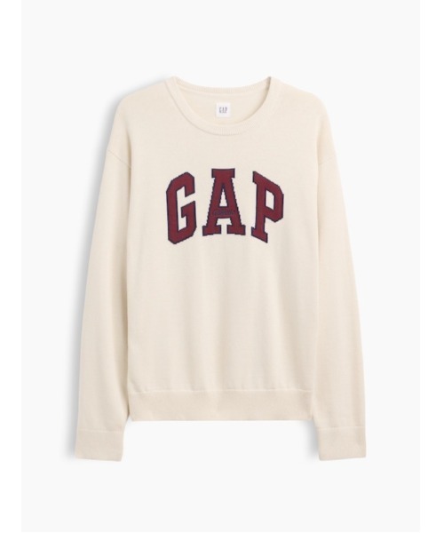 GAP（ギャップ）の「リラックスフィット GAPロゴ インターシャセーター（ニット/セーター・メンズ・ブラック/レッド系その他/ネイビー/グレー/ベージュ・XL/L/M/S/XS）」の6枚目の写真