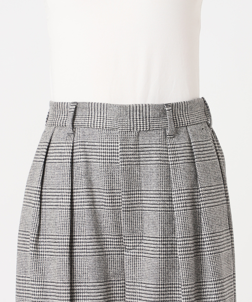 journal standard L'essage（ジャーナルスタンダードレサージュ）の「グレンチェックパンツ（スラックス・レディース・ブラック・38/36）」の15枚目の写真