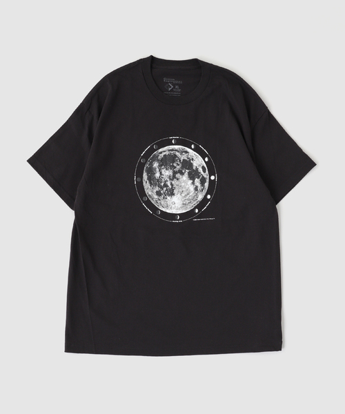 COTTON EXPRESSION MOON PHASES T‑SHIRT