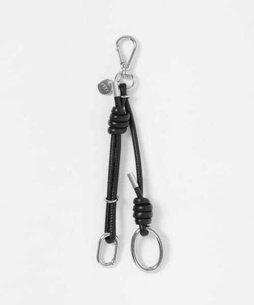ITTI（イッチ）の「『一部別注カラー』ITTI　CRISTY KNOT CODE CHARM（キーホルダー・レディース・バーガンディー/ブラック・-）」の3枚目の写真
