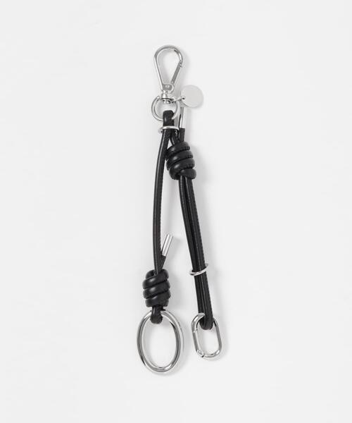 ITTI（イッチ）の「『一部別注カラー』ITTI　CRISTY KNOT CODE CHARM（キーホルダー・レディース・バーガンディー/ブラック・-）」の4枚目の写真
