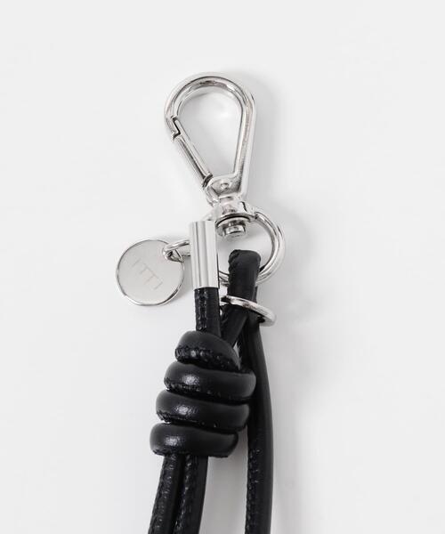 ITTI（イッチ）の「『一部別注カラー』ITTI　CRISTY KNOT CODE CHARM（キーホルダー・レディース・バーガンディー/ブラック・-）」の5枚目の写真