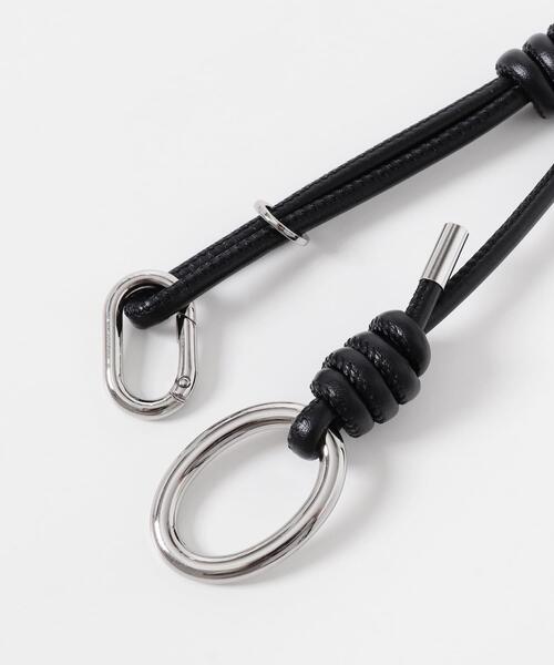ITTI（イッチ）の「『一部別注カラー』ITTI　CRISTY KNOT CODE CHARM（キーホルダー・レディース・バーガンディー/ブラック・-）」の6枚目の写真