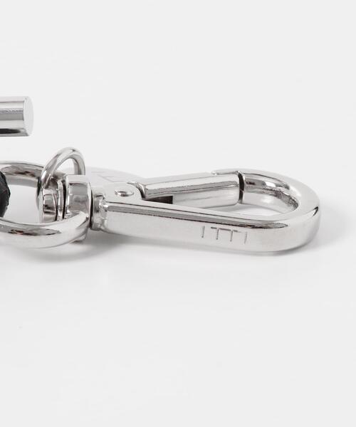 ITTI（イッチ）の「『一部別注カラー』ITTI　CRISTY KNOT CODE CHARM（キーホルダー・レディース・バーガンディー/ブラック・-）」の7枚目の写真