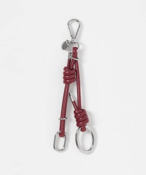 ITTI（イッチ）の「『一部別注カラー』ITTI　CRISTY KNOT CODE CHARM（キーホルダー・レディース・バーガンディー/ブラック・-）」の9枚目の写真