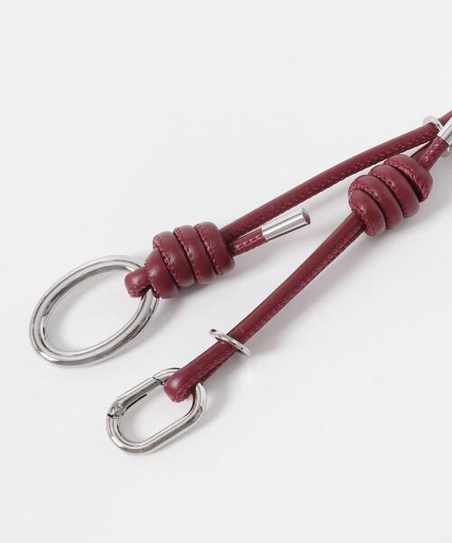 ITTI（イッチ）の「『一部別注カラー』ITTI　CRISTY KNOT CODE CHARM（キーホルダー・レディース・バーガンディー/ブラック・-）」の10枚目の写真