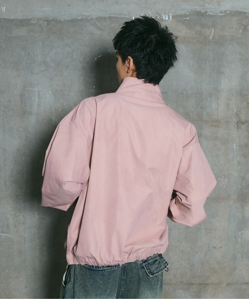 ILL'S(イルズ)の「ACID WASH NYRON BLOUSON / アシッドウォッシュナイロンブルゾン メンズ レディース ユニセックス(ブルゾン・メンズ・ブラック/グレー/ピンク・L/M)」の22枚目の写真