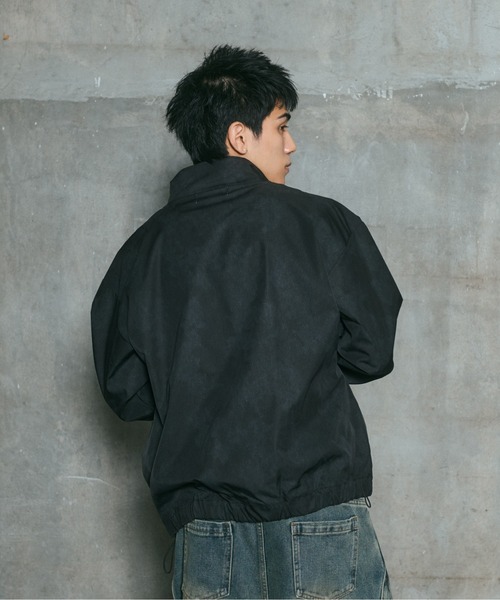 ILL'S(イルズ)の「ACID WASH NYRON BLOUSON / アシッドウォッシュナイロンブルゾン メンズ レディース ユニセックス(ブルゾン・メンズ・ブラック/グレー/ピンク・L/M)」の14枚目の写真