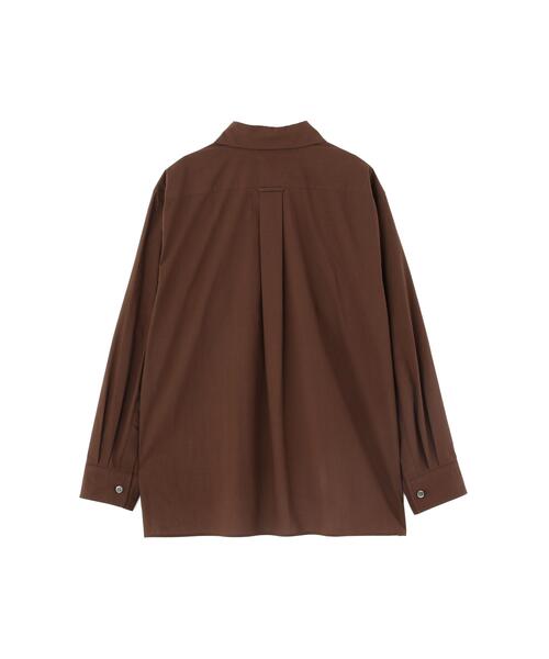 MARGARET HOWELL(マーガレットハウエル)の「FINE COUNT COTTON POPLIN(シャツ/ブラウス・レディース・ブラウン・2/1)」の7枚目の写真
