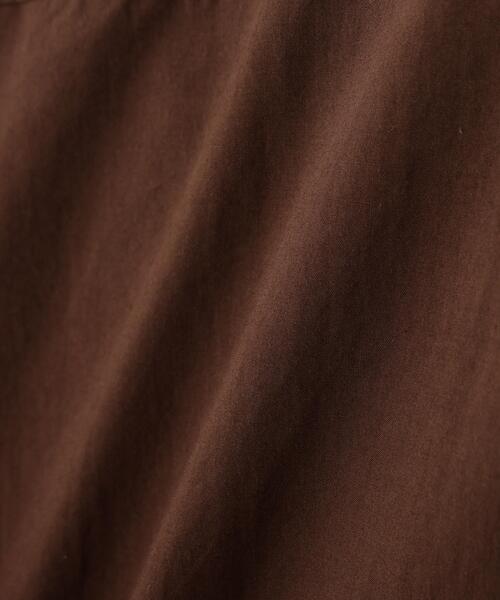 MARGARET HOWELL(マーガレットハウエル)の「FINE COUNT COTTON POPLIN(シャツ/ブラウス・レディース・ブラウン・2/1)」の8枚目の写真
