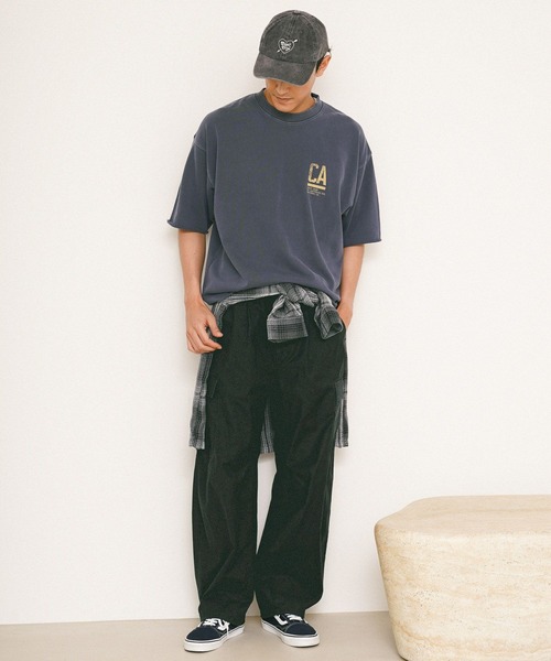 BAYFLOW(ベイフロー)の「【ストレッチ・軽量】ワイドバレルカーゴパンツ(カーゴパンツ・メンズ・ブラック/カーキ/グレー・MEDIUM/LARGE)」の11枚目の写真