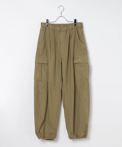 BAYFLOW(ベイフロー)の「【ストレッチ・軽量】ワイドバレルカーゴパンツ(カーゴパンツ・メンズ・ブラック/カーキ/グレー・MEDIUM/LARGE)」の20枚目の写真