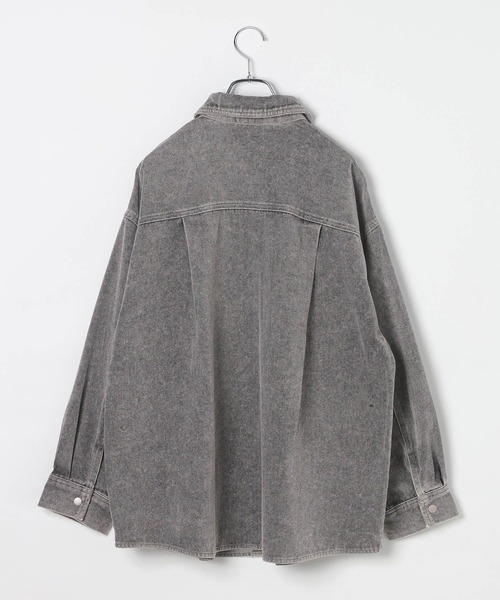 LEPSIM(レプシィム)の「MOUL/デニム長袖シャツ 582340(シャツ/ブラウス・レディース・ネイビー/グレー/ブルー・FREE)」の4枚目の写真