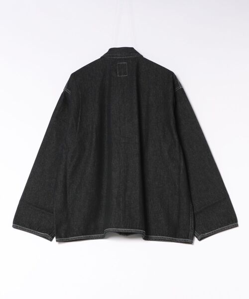 DANTON（ダントン）の「Men's Denim Coverall Blouson（ダウンジャケット/コート・メンズ・ブラック/ダークインディゴブルー・44/40/38/42）」の4枚目の写真