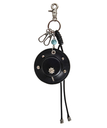 RSSC（アールエスエスシー）の「CONCHO LEATHER TAPE MEASURE KEYRING - BLACK（キーケース/キーアクセサリー）」