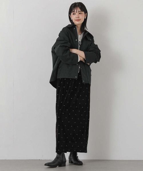 Gready Brilliant(グレディブリリアン)の「ベロア刺繍タイトスカート(スカート・レディース・ブラック・FREE)」の12枚目の写真
