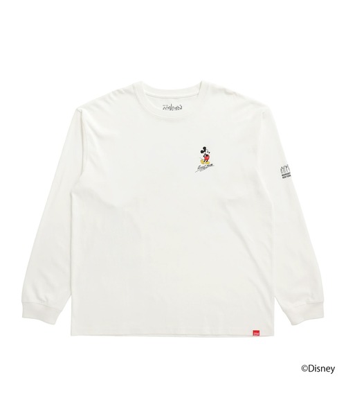 Manhattan Portage(マンハッタンポーテージ)の「L/S PRINT TEE / MICKEY / 26(Tシャツ/カットソー・レディース・ブラック/ホワイト・SMALL/LARGE/MEDIUM/X-LARGE)」の5枚目の写真
