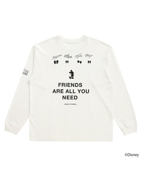 Manhattan Portage(マンハッタンポーテージ)の「L/S PRINT TEE / MICKEY / 26(Tシャツ/カットソー・レディース・ブラック/ホワイト・SMALL/LARGE/MEDIUM/X-LARGE)」の6枚目の写真