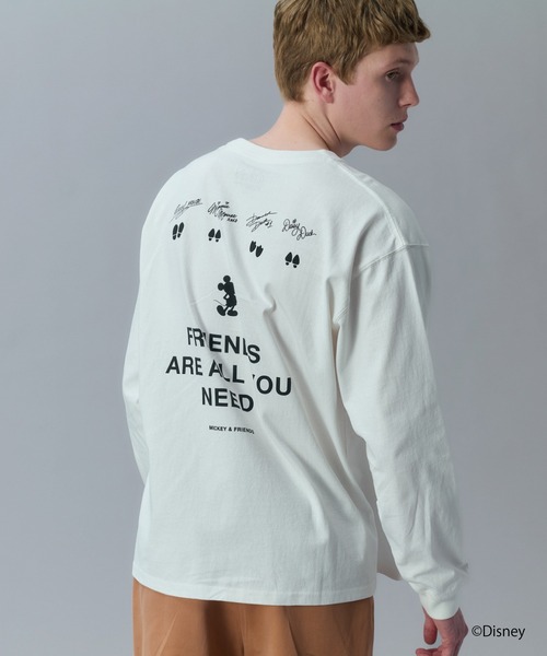 Manhattan Portage(マンハッタンポーテージ)の「L/S PRINT TEE / MICKEY / 26(Tシャツ/カットソー・レディース・ブラック/ホワイト・SMALL/LARGE/MEDIUM/X-LARGE)」の4枚目の写真
