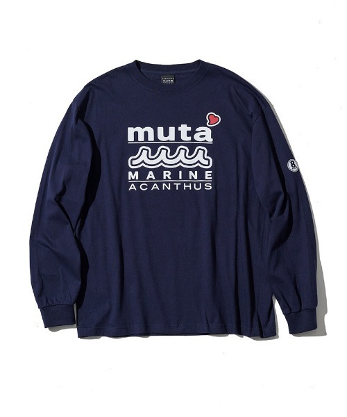 ACANTHUS(アカンサス)の「mlt5844- W-name logo L-S tee ロゴカットソー(MA2727)(Tシャツ/カットソー・メンズ・ホワイト/ネイビー/ブラック・XL/L/M/S)」の16枚目の写真