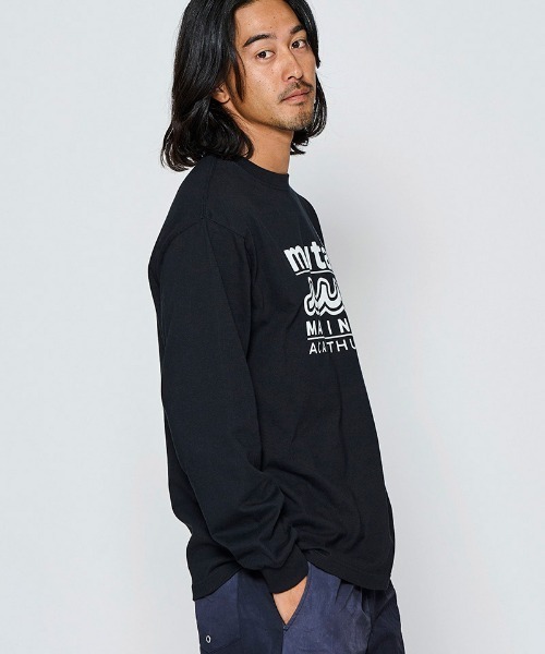 ACANTHUS(アカンサス)の「mlt5844- W-name logo L-S tee ロゴカットソー(MA2727)(Tシャツ/カットソー・メンズ・ホワイト/ネイビー/ブラック・XL/L/M/S)」の10枚目の写真