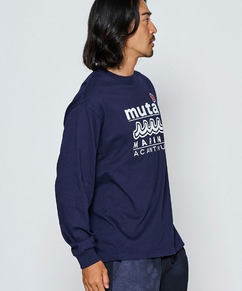 ACANTHUS(アカンサス)の「mlt5844- W-name logo L-S tee ロゴカットソー(MA2727)(Tシャツ/カットソー・メンズ・ホワイト/ネイビー/ブラック・XL/L/M/S)」の13枚目の写真