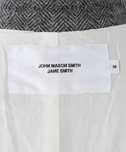 JANE SMITH / JOHN SMITH(ジェーンスミスジョンスミス)の「JANE SMITH/ジェーンスミス GARMENT WASHED SILKNEP TWEED ジャケット(テーラードジャケット・レディース・グレー・38)」の12枚目の写真